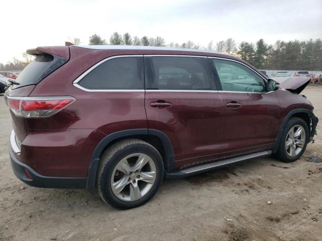 Image 3 of 2015 TOYOTA HIGHLANDER LIMITED 2015 with VIN 5TDDKRFH2FS129991