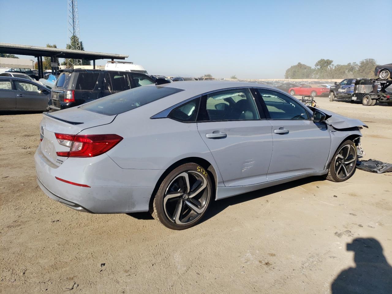 Image 3 of 2022 HONDA ACCORD HYBRID SPORT 2022 with VIN 1HGCV3F21NA032760
