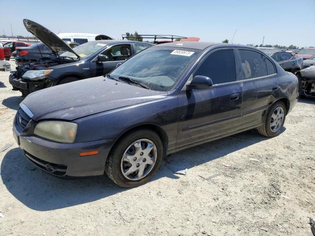 Image 1 of 2005 HYUNDAI ELANTRA GLS 2005 with VIN KMHDN46DX5U073327