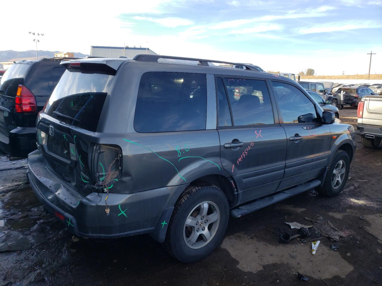 Obraz 3 z 2007 HONDA PILOT EXL 2007 z VIN 2HKYF18747H506713