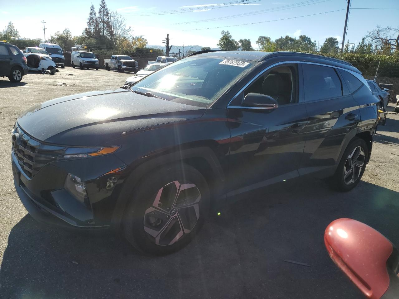 Image 1 of 2022 HYUNDAI TUCSON LIMITED 2022 with VIN 5NMJE3AE7NH085122