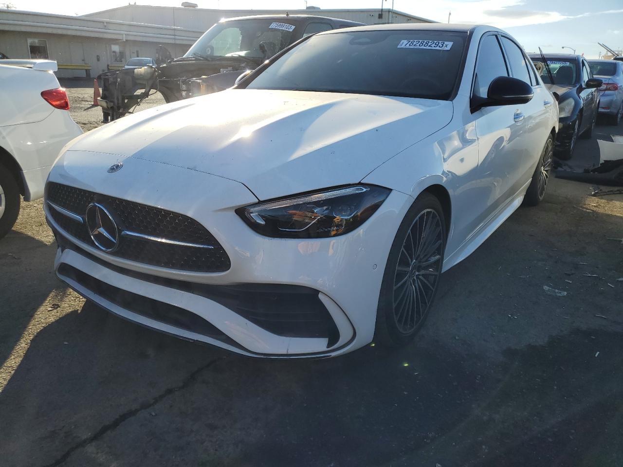 Image 1 of 2022 MERCEDES-BENZ C 300 2022 with VIN W1KAF4GB9NR062894