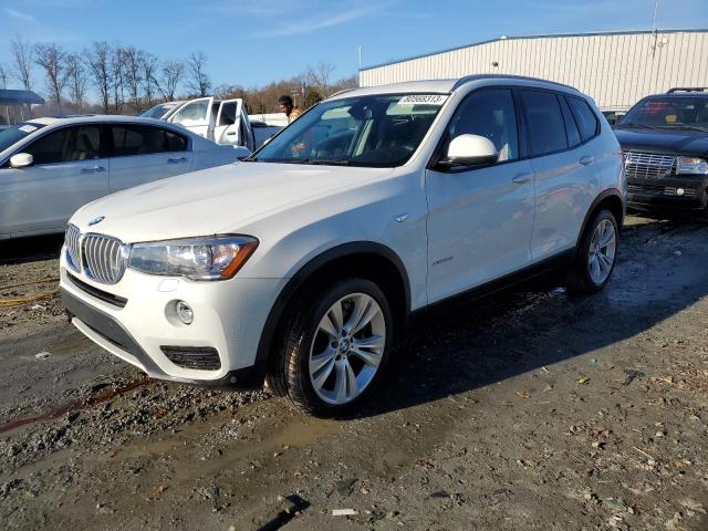 Image 1 of 2016 BMW X3 XDRIVE28I 2016 with VIN 5UXWX9C51G0D91737