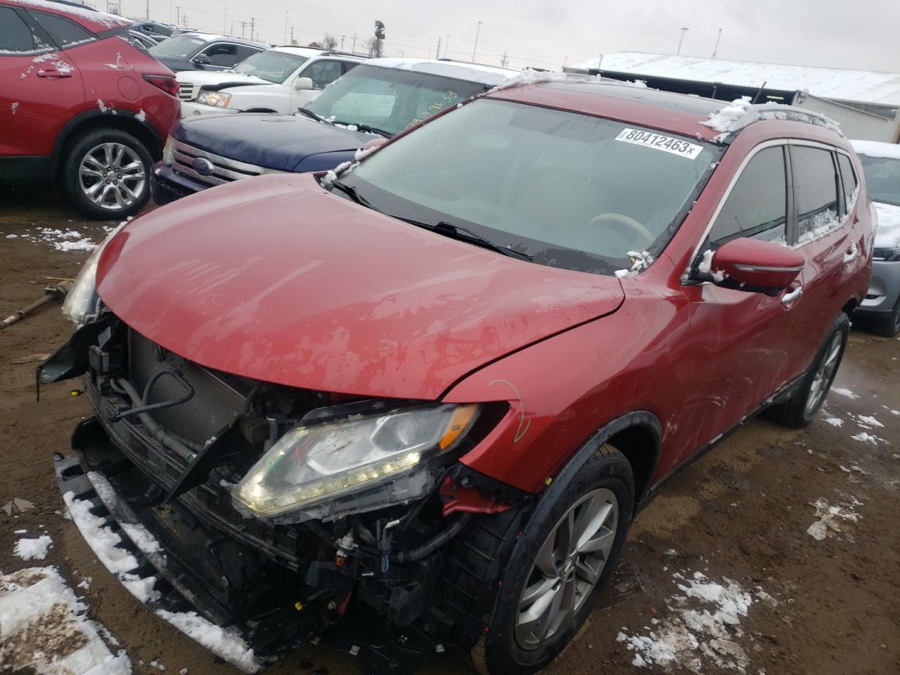 Изображение 1 2014 NISSAN ROGUE S 2014 с VIN 5N1AT2MV3EC860215