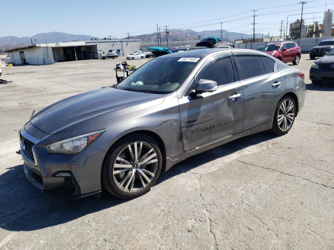 Image 1 of 2019 INFINITI Q50 LUXE 2019 with VIN JN1EV7AR9KM553709