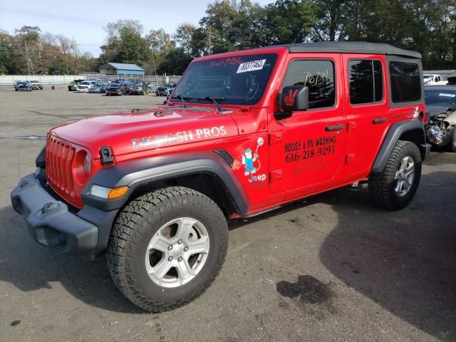 Image 1 of 2018 JEEP WRANGLER UNLIMITED SPORT 2018 with VIN 1C4HJXDG5JW150278