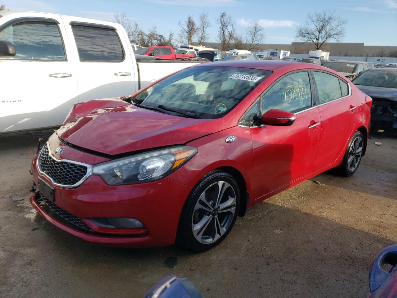Изображение 1 2015 KIA FORTE EX 2015 с VIN KNAFX4A81F5392853