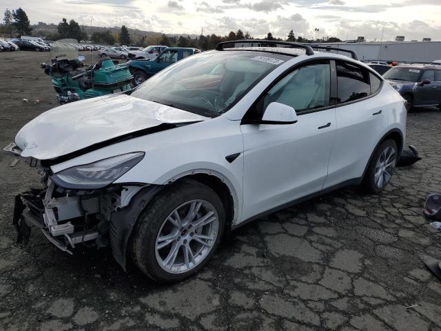 Image 1 of 2021 TESLA MODEL Y  2021 with VIN 5YJYGDEE0MF173650