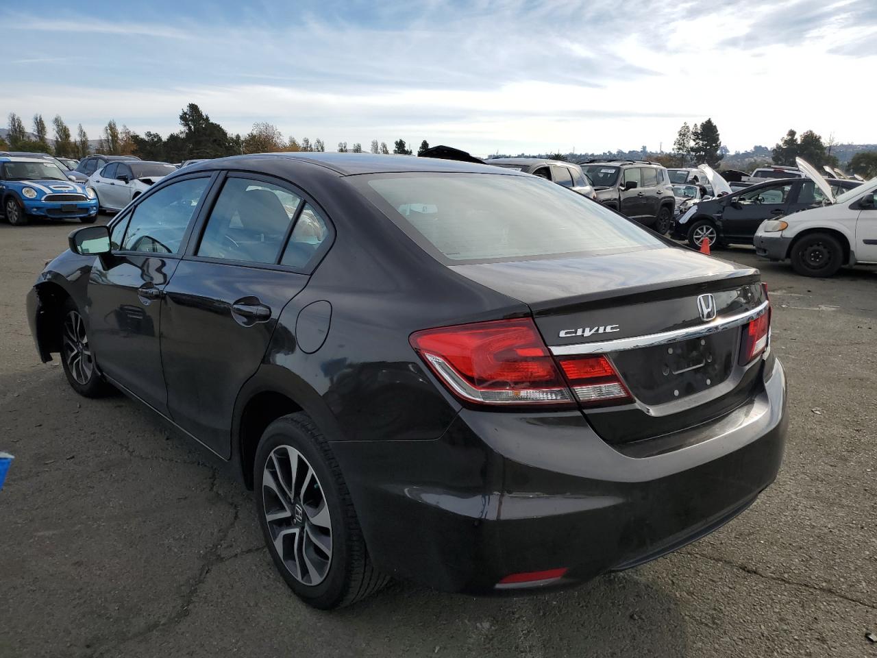 Image 2 of 2014 HONDA CIVIC EX 2014 with VIN 2HGFB2F86EH547338