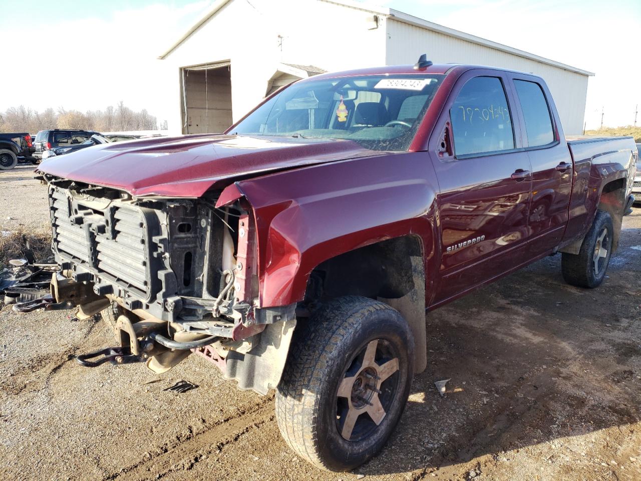 Изображение 1 2017 CHEVROLET SILVERADO K1500 LT 2017 с VIN 1GCVKREC9HZ262386
