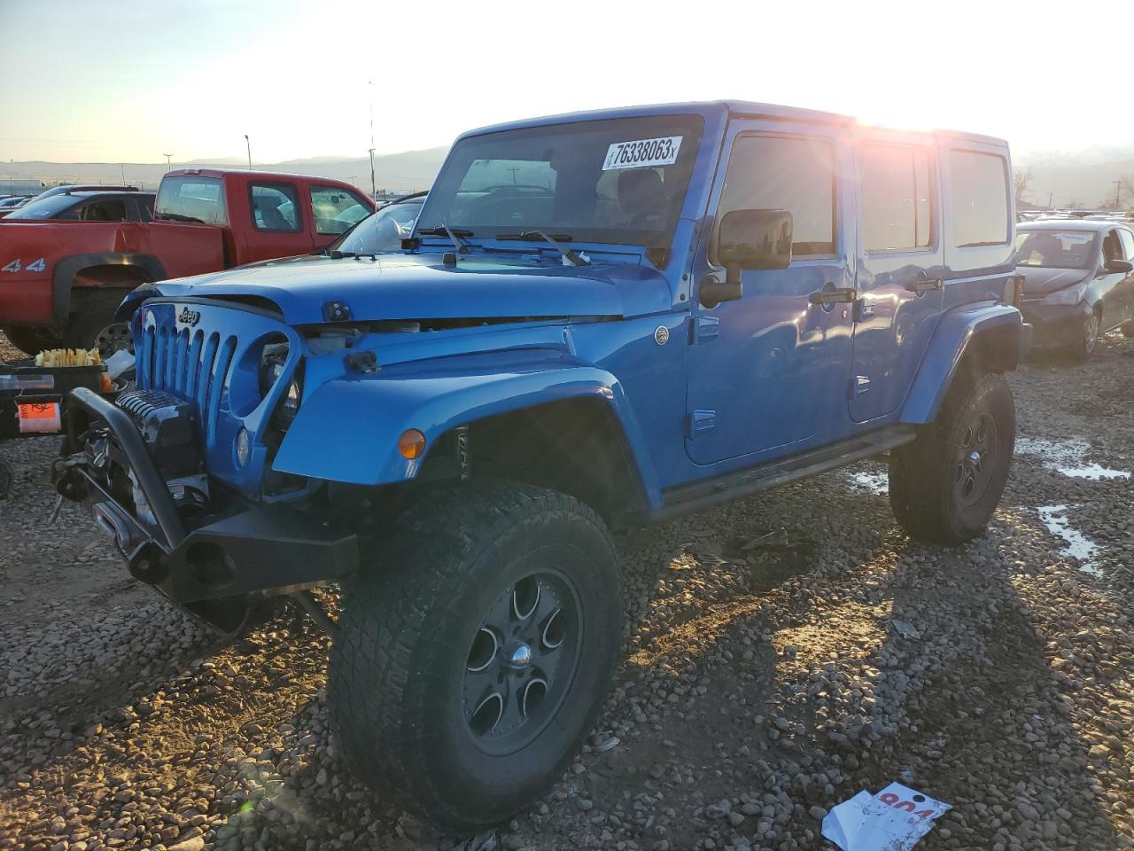 Изображение 1 2014 JEEP WRANGLER UNLIMITED SAHARA 2014 с VIN 1C4BJWEG3EL302421