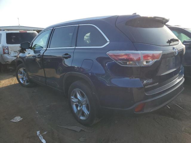 Image 2 of 2016 TOYOTA HIGHLANDER HYBRID LIMITED 2016 with VIN 5TDDCRFH0GS020119