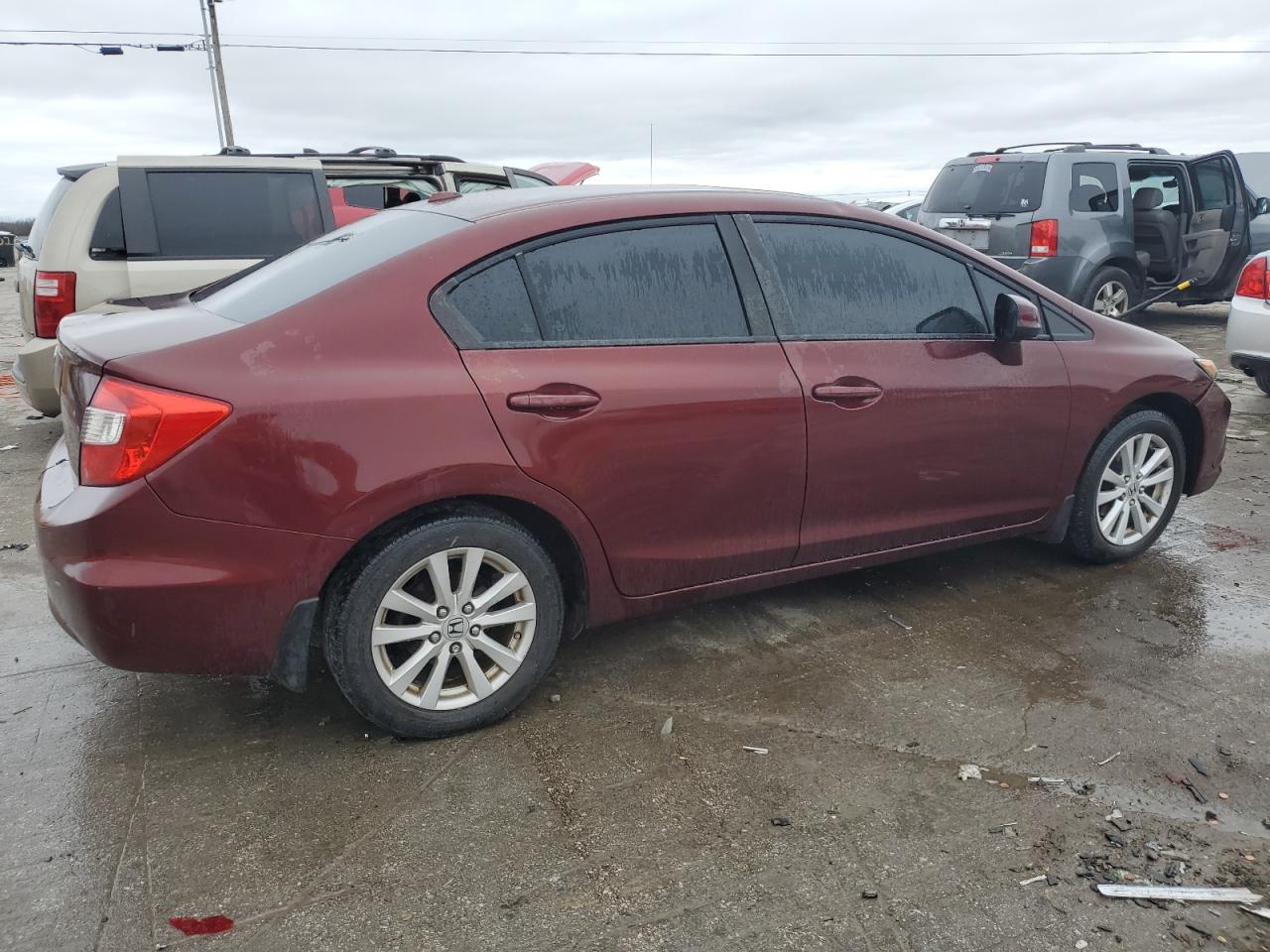 Image 3 of 2012 HONDA CIVIC EXL 2012 with VIN 19XFB2F93CE053728