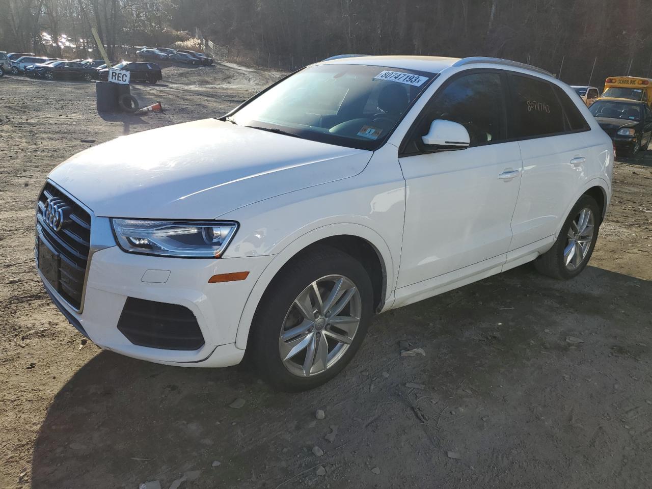 Image 1 of 2017 AUDI Q3 PREMIUM 2017 with VIN WA1ECCFS6HR006135
