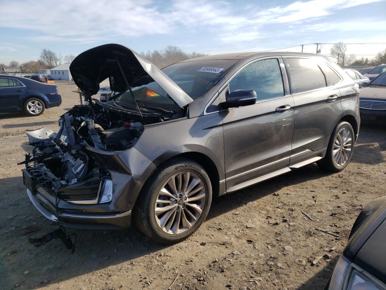Image 1 of 2020 FORD EDGE TITANIUM 2020 with VIN 2FMPK4K99LBA05577