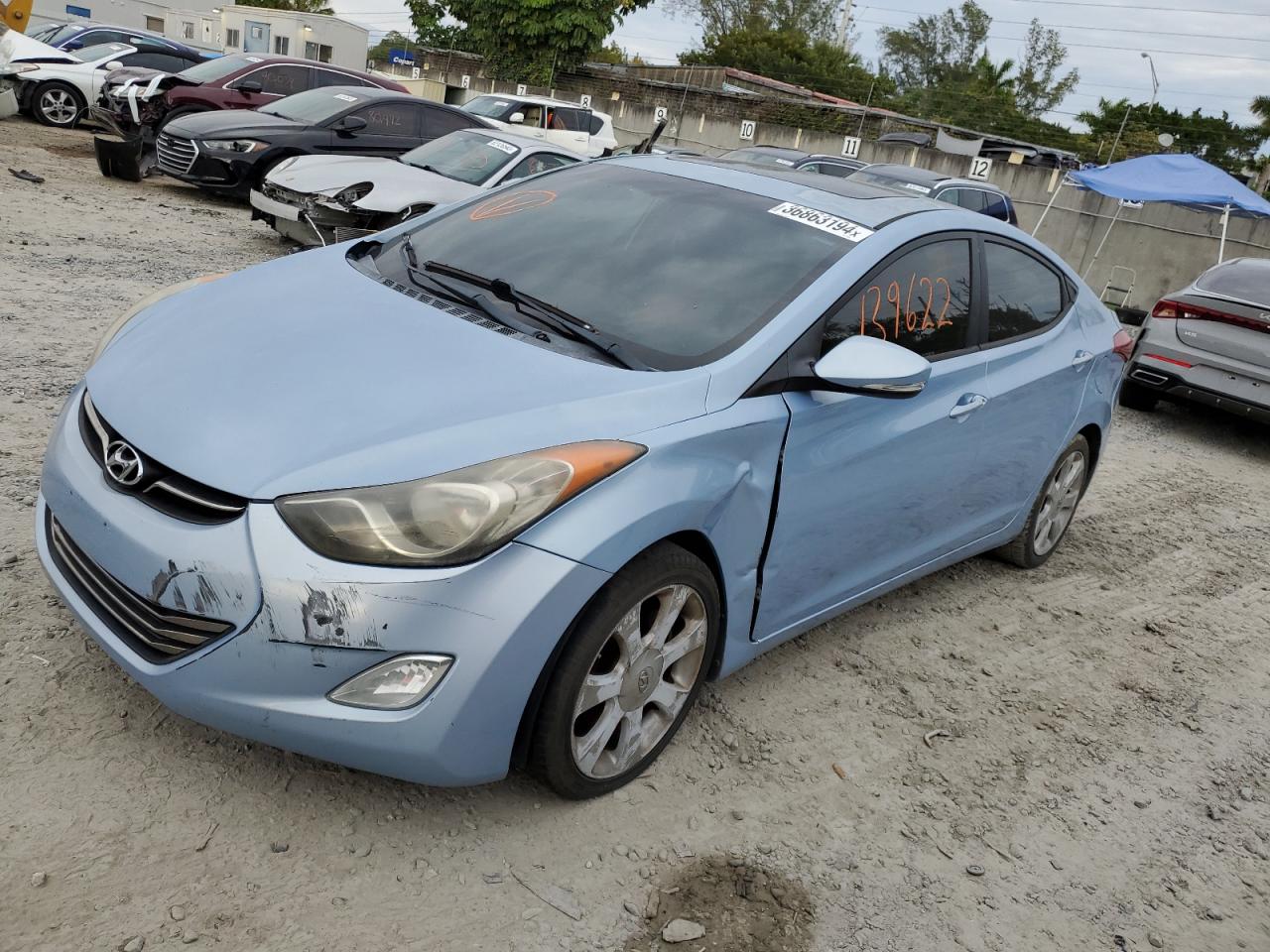 Изображение 1 2011 HYUNDAI ELANTRA GLS 2011 с VIN KMHDH4AE7BU126035
