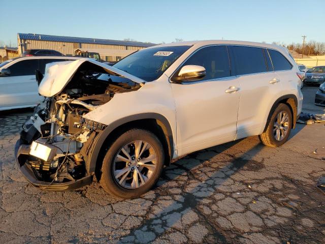 Image 1 of 2015 TOYOTA HIGHLANDER LE 2015 with VIN 5TDBKRFHXFS089294