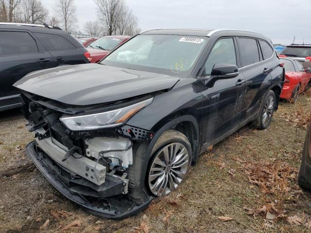 Изображение 1 2021 TOYOTA HIGHLANDER HYBRID PLATINUM 2021 с VIN 5TDEBRCH8MS028539