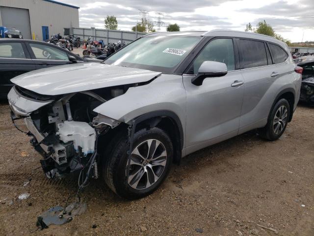 Изображение 1 2021 TOYOTA HIGHLANDER XLE 2021 с VIN 5TDGZRBH9MS142622