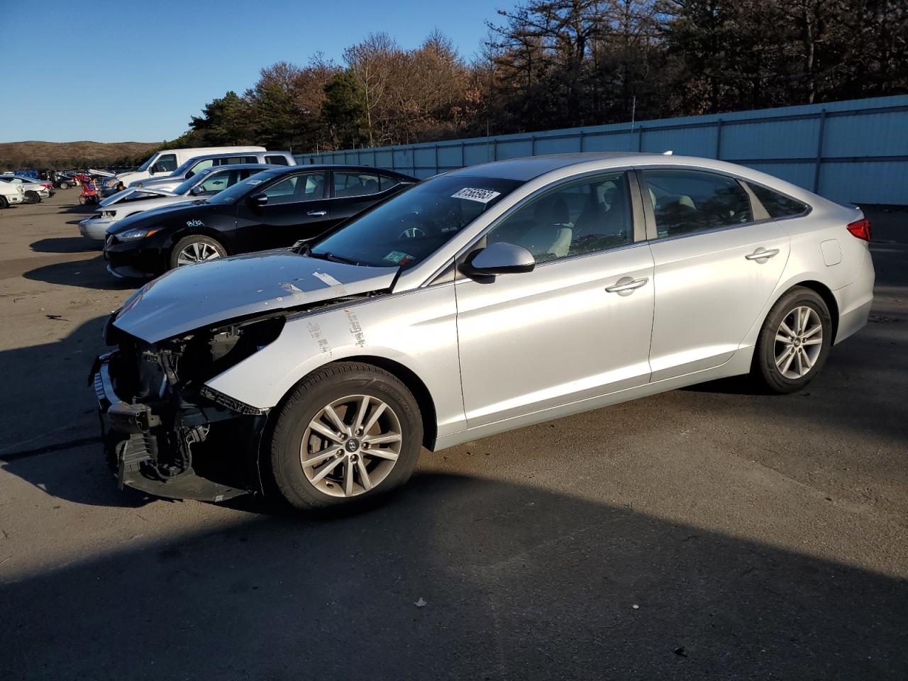 Image 1 of 2017 HYUNDAI SONATA SE 2017 with VIN 5NPE24AF1HH594820