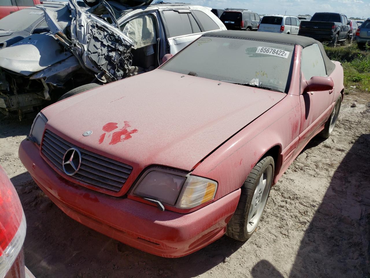 Изображение 2 2002 MERCEDES-BENZ SL 500 2002 с VIN WDBFA68F62F201693