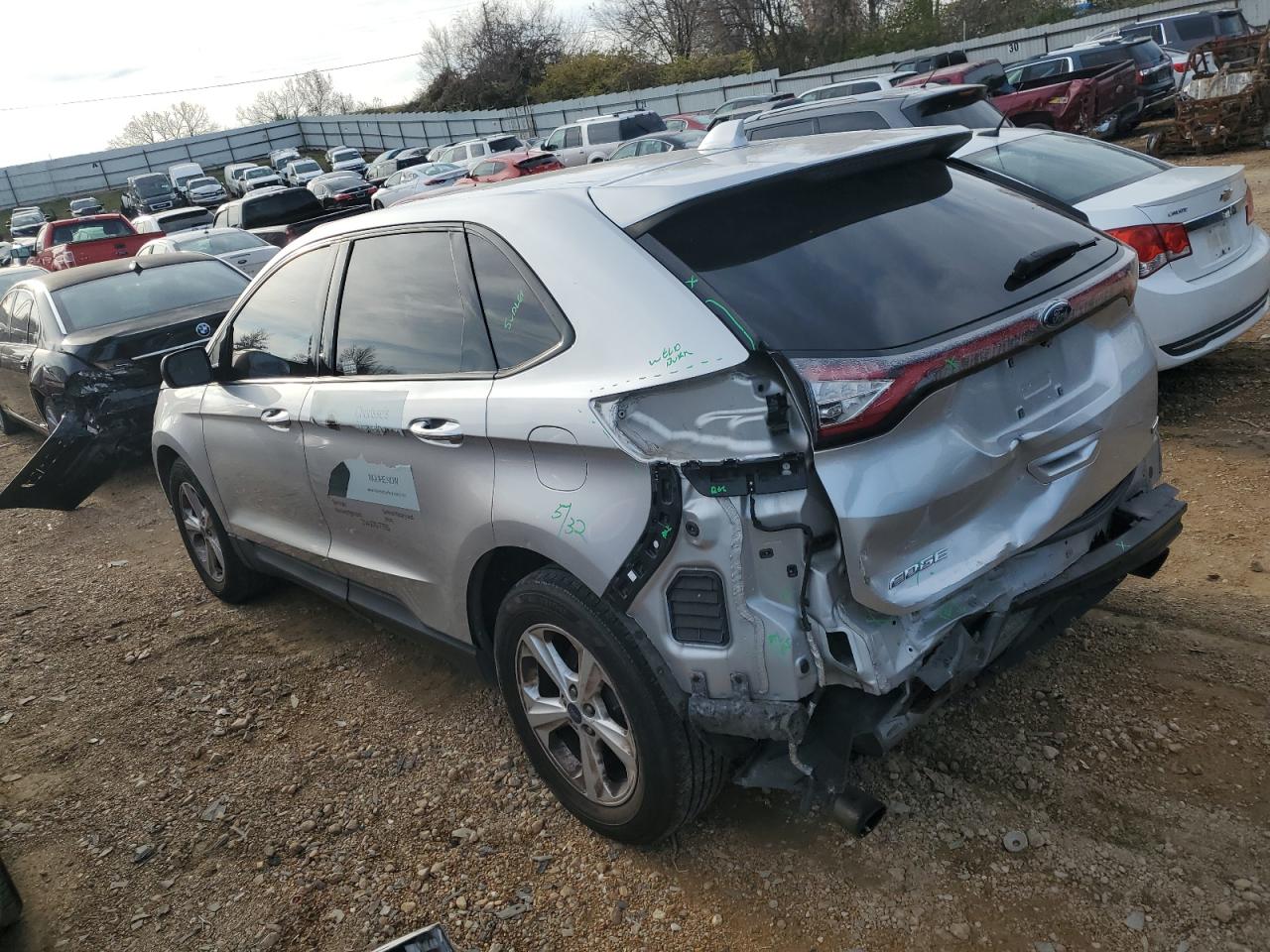 Image 2 of 2017 FORD EDGE SE 2017 with VIN 2FMPK4G90HBB59112