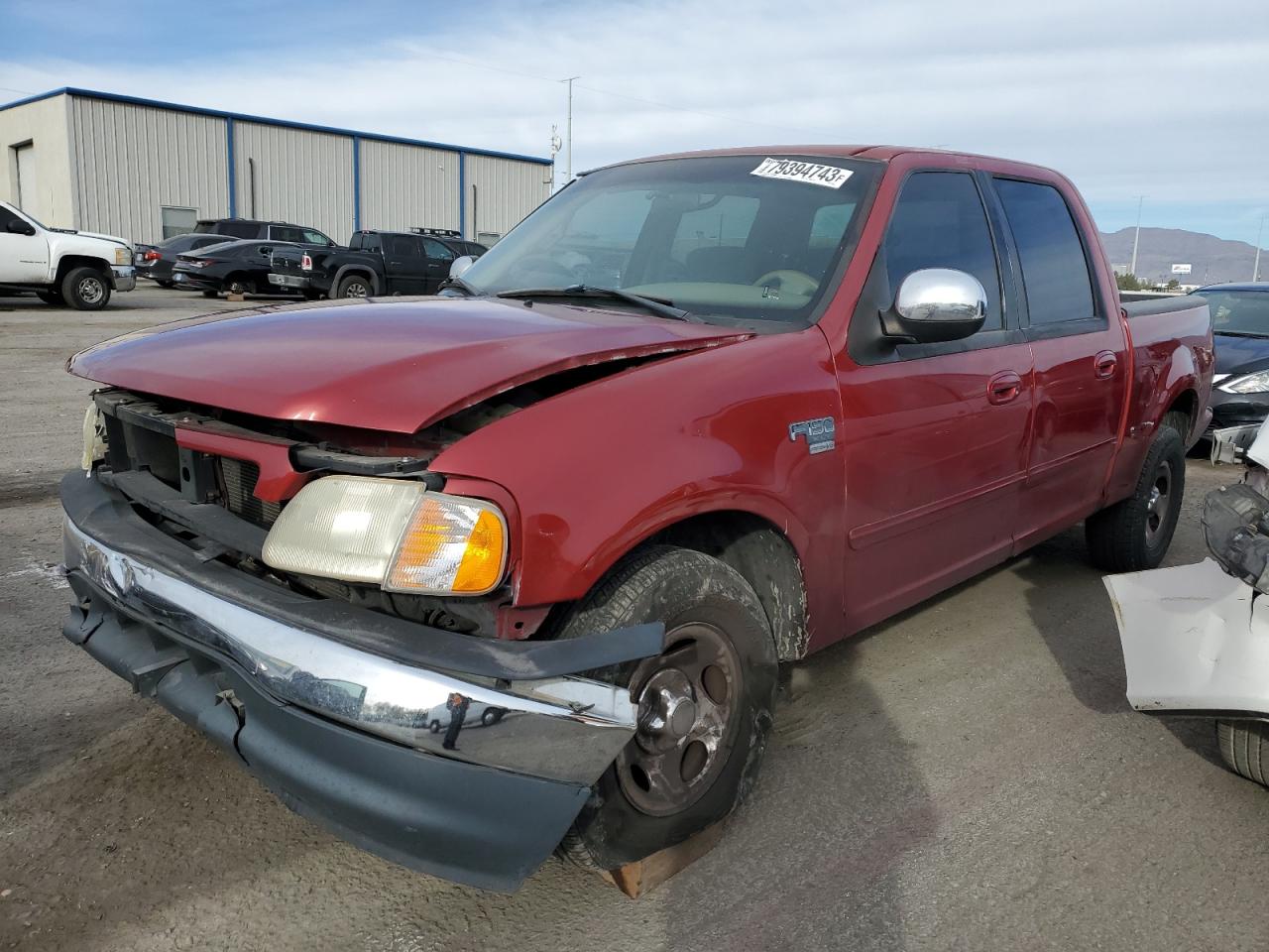 Image 1 of 2001 FORD F150 SUPERCREW 2001 with VIN 1FTRW07L81KB66097