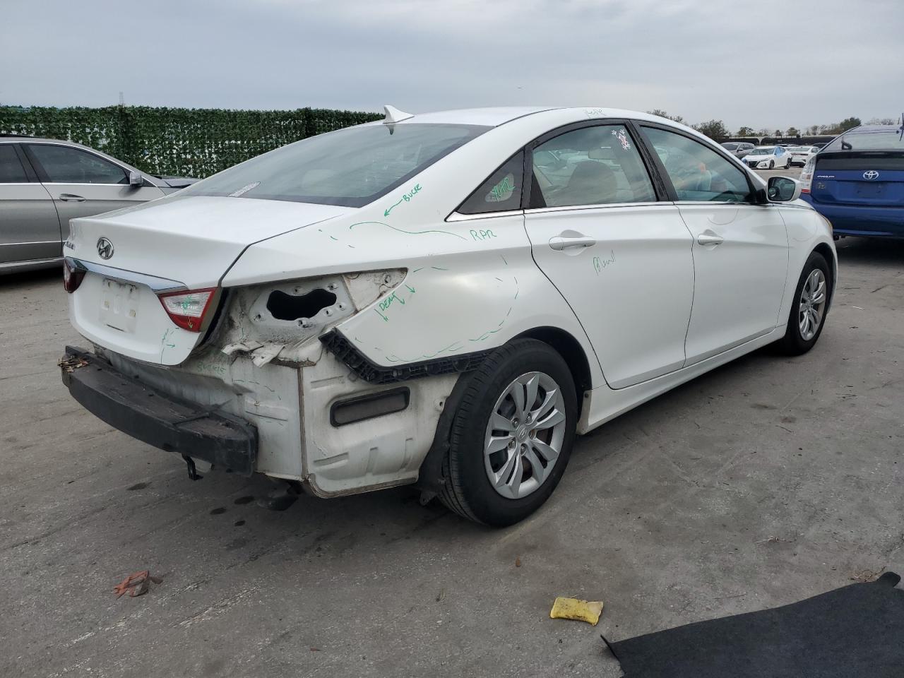 Image 3 of 2011 HYUNDAI SONATA GLS 2011 with VIN 5NPEB4AC5BH160638