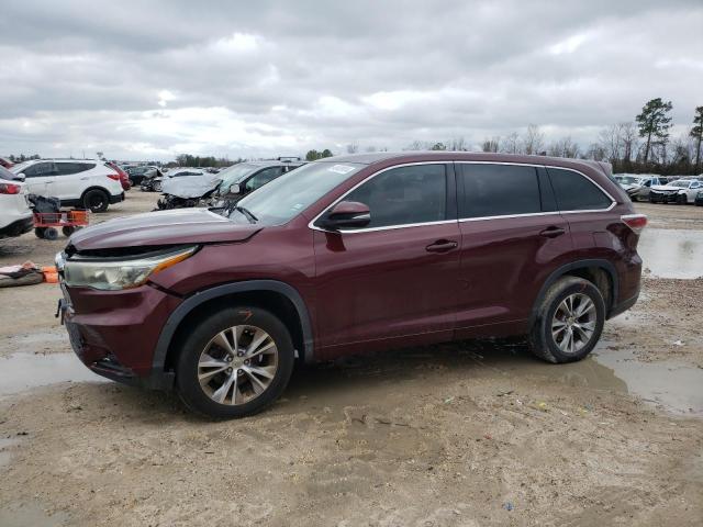 2015 TOYOTA HIGHLANDER LE 2015 image