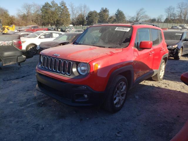 Image 1 of 2018 JEEP RENEGADE LATITUDE 2018 with VIN ZACCJABB5JPJ37250