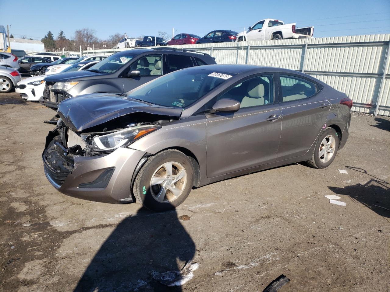 Image 1 of 2014 HYUNDAI ELANTRA SE 2014 with VIN 5NPDH4AE5EH522998