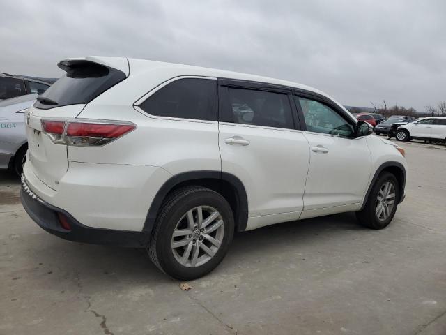 Image 3 of 2015 TOYOTA HIGHLANDER LE 2015 with VIN 5TDZARFHXFS012796