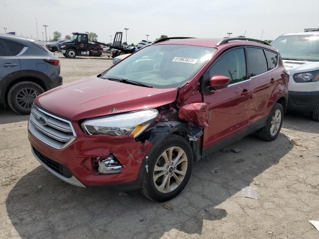 Image 1 of 2018 FORD ESCAPE SEL 2018 with VIN 1FMCU9HD3JUD53531