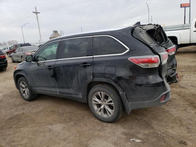 Изображение 2 2015 TOYOTA HIGHLANDER XLE 2015 с VIN 5TDJKRFH1FS142024