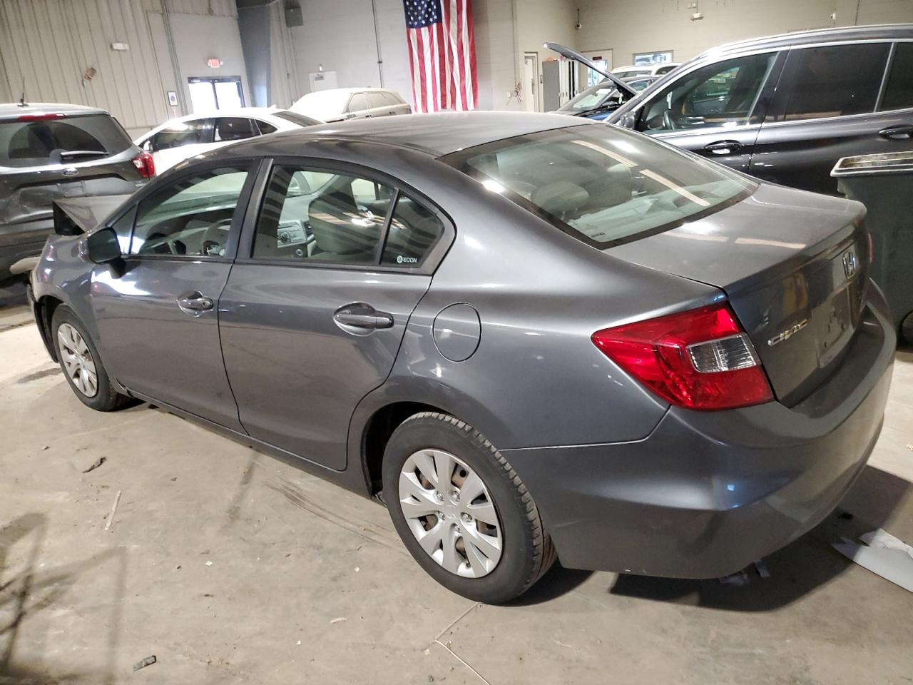 Image 2 of 2012 HONDA CIVIC LX 2012 with VIN 19XFB2F56CE386454