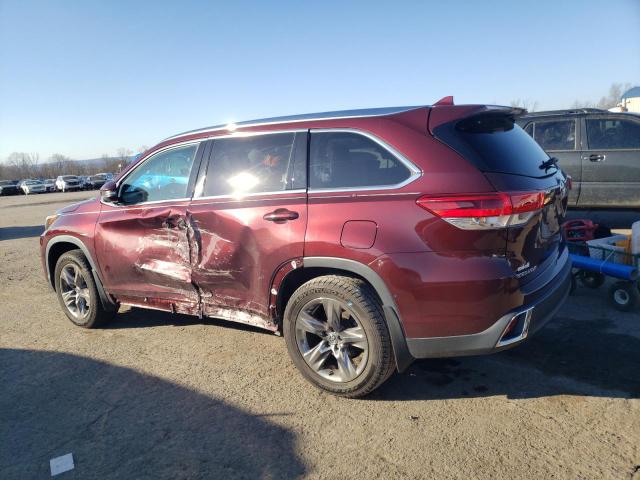 Image 2 of 2019 TOYOTA HIGHLANDER LIMITED 2019 with VIN 5TDDZRFH4KS704212