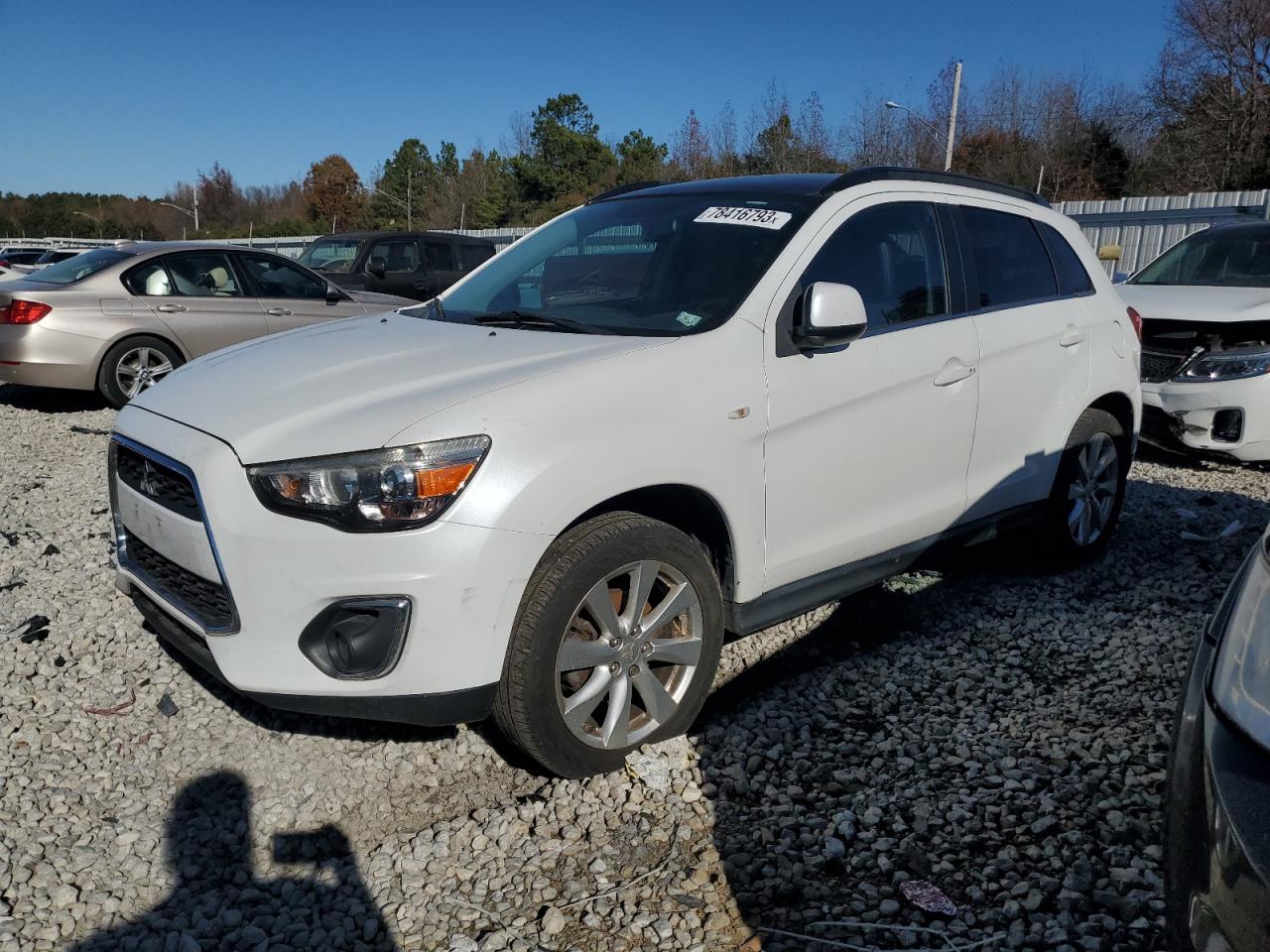 Image 1 of 2014 MITSUBISHI OUTLANDER SPORT SE 2014 with VIN 4A4AR4AU8EE030739