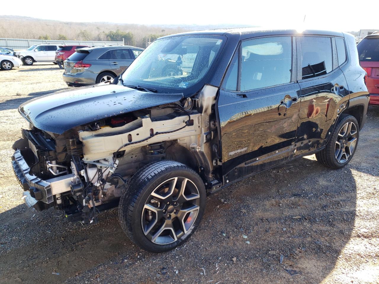 Image 1 of 2021 JEEP RENEGADE SPORT 2021 with VIN ZACNJDAB2MPM11522