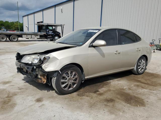 Image 1 of 2010 HYUNDAI ELANTRA BLUE 2010 with VIN KMHDU4AD3AU906048