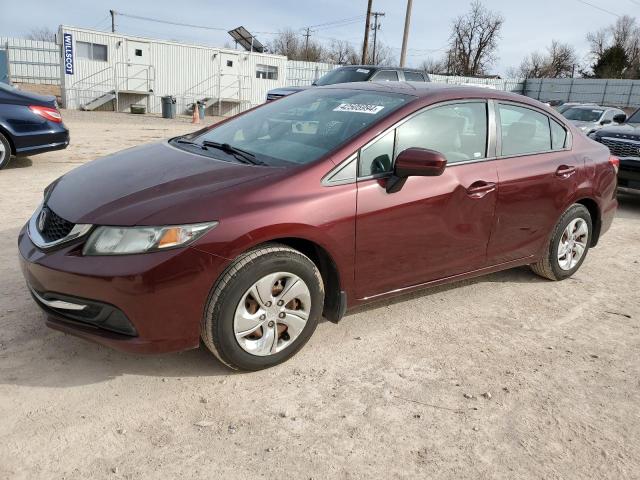 Image 1 of 2014 HONDA CIVIC LX 2014 with VIN 19XFB2F59EE204460