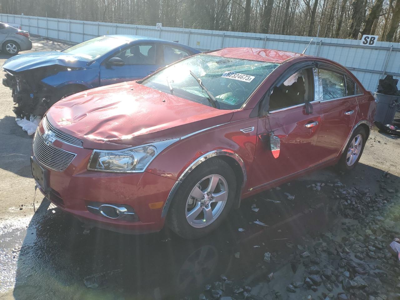 Image 1 of 2014 CHEVROLET CRUZE LT 2014 with VIN 1G1PC5SB5E7462191