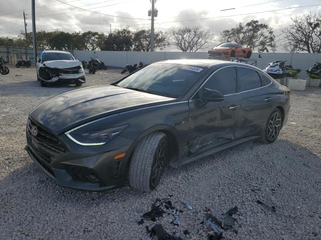 Image 1 of 2023 HYUNDAI SONATA N LINE 2023 with VIN KMHL14JC4PA330847