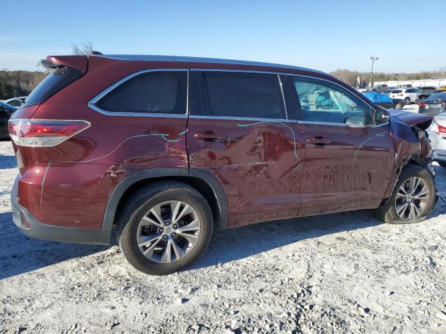 Изображение 3 2014 TOYOTA HIGHLANDER XLE 2014 с VIN 5TDKKRFH7ES018665