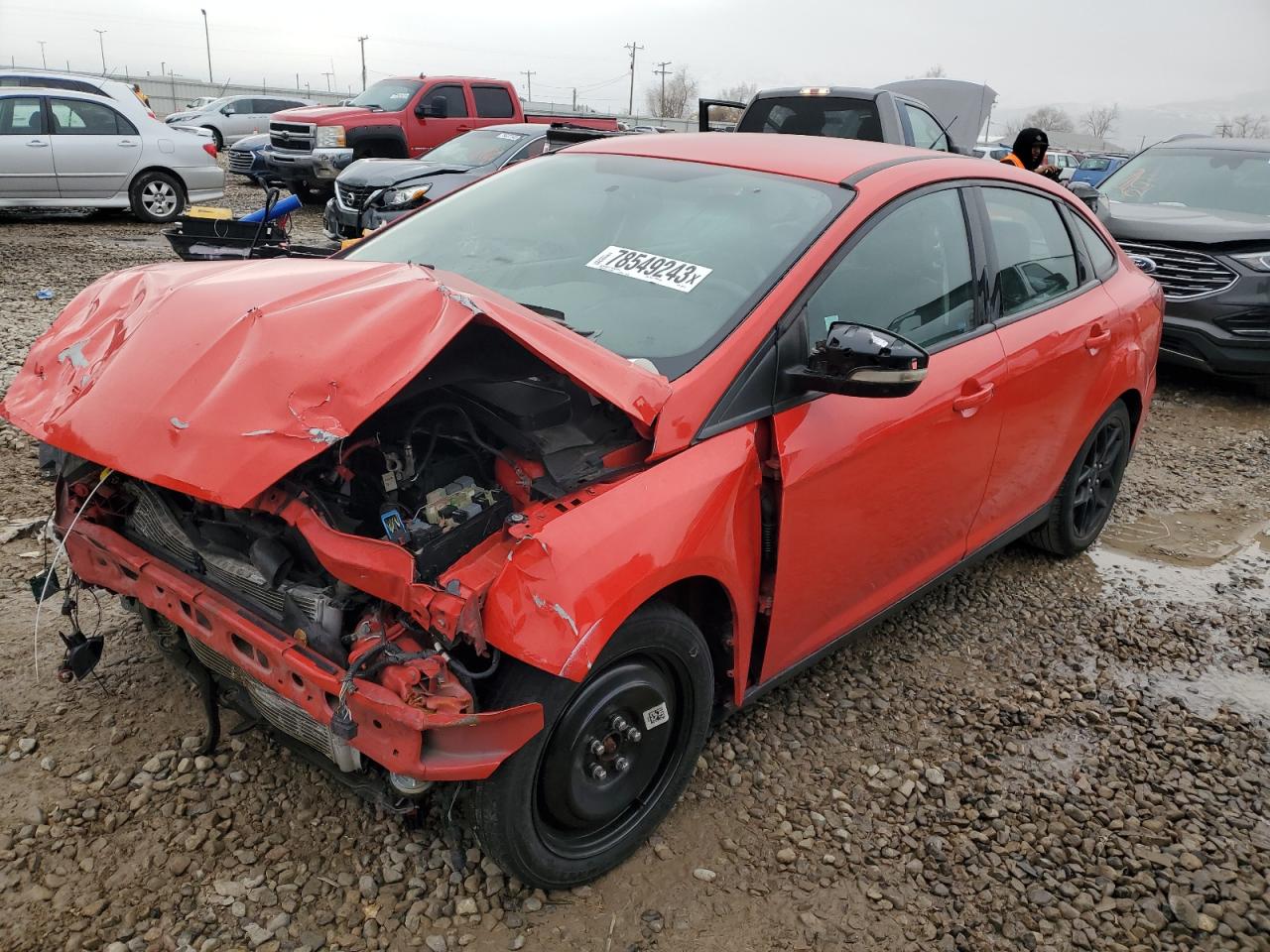 Obraz 1 z 2016 FORD FOCUS SE 2016 z VIN 1FADP3F23GL345772