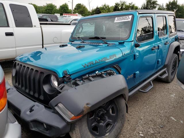 Image 2 of 2019 JEEP WRANGLER UNLIMITED SPORT 2019 with VIN 1C4HJXDGXKW604817