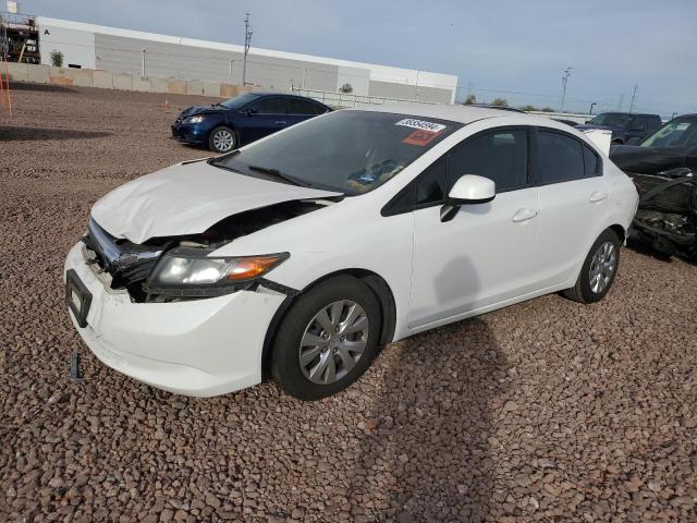 Image 1 of 2012 HONDA CIVIC LX 2012 with VIN 2HGFB2F59CH608149