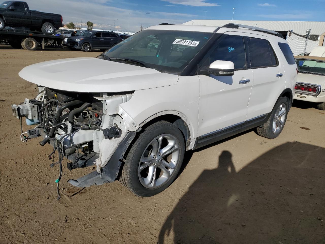Image 1 of 2013 FORD EXPLORER LIMITED 2013 with VIN 1FM5K8F83DGB07032