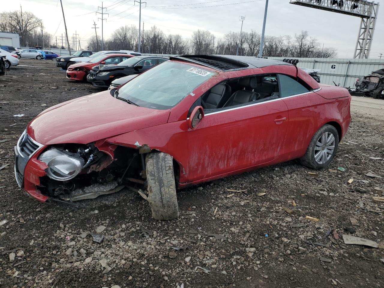 Image 1 of 2007 VOLKSWAGEN EOS BASE 2007 with VIN WVWAA71F97V018023