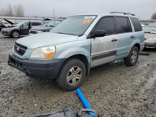 Image 1 of 2003 HONDA PILOT EX 2003 with VIN 2HKYF18463H558358