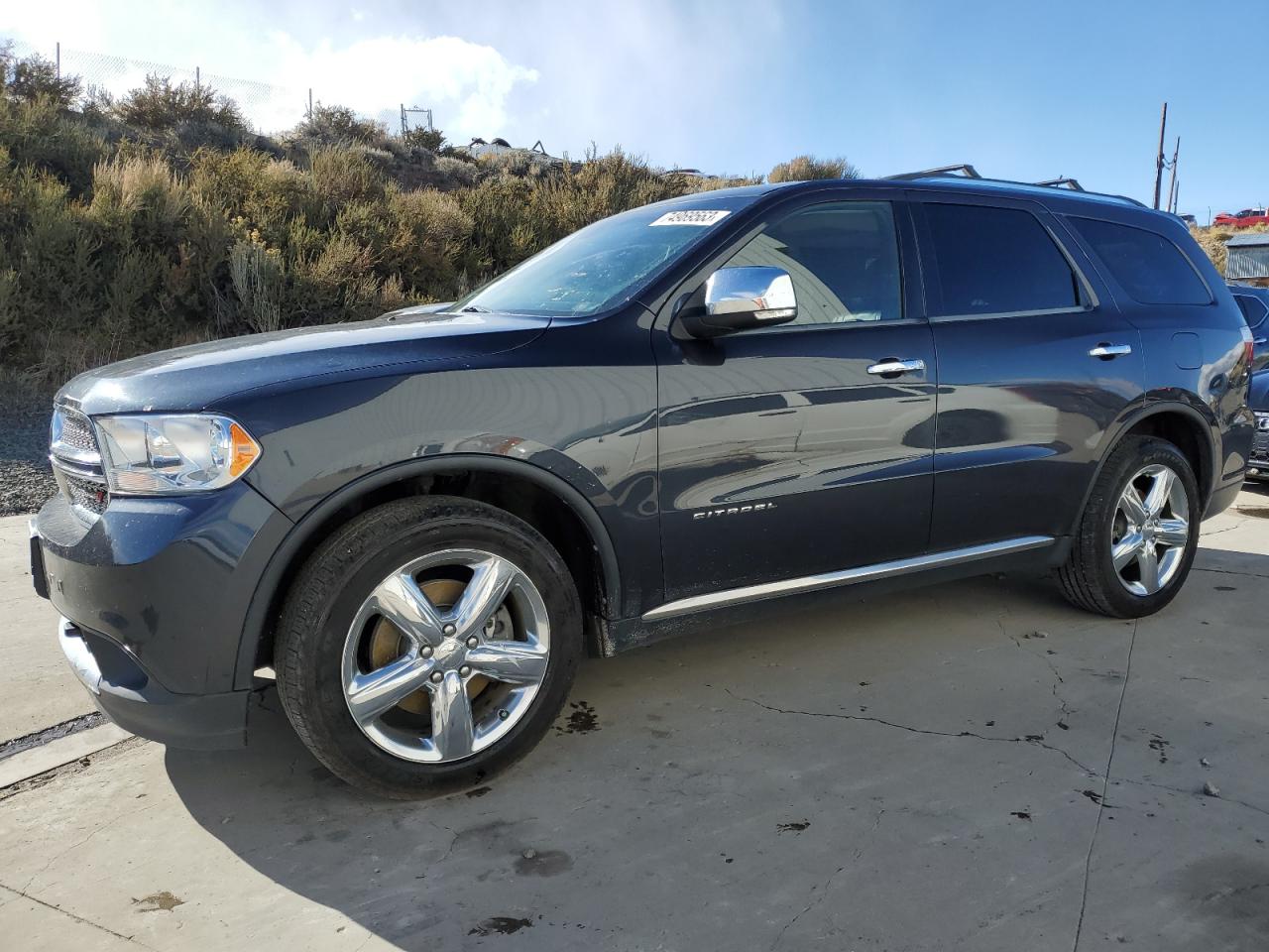 Image 1 of 2012 DODGE DURANGO CITADEL 2012 with VIN 1C4RDJEG4CC301428